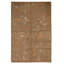 Hand Knotted Wool Area Rug in Brown