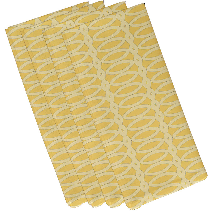 Serviette Daloni, L 18 po x L 18 po, Citron doux