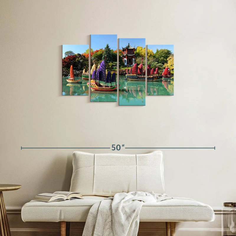 Mehar, bateaux de sampan de Montréal, H 22 po x l 36 po