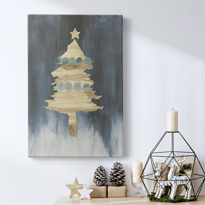 Art des Fêtes de Noël - Toile tendue avec châssis CXCII, H 12 po x l 8 po