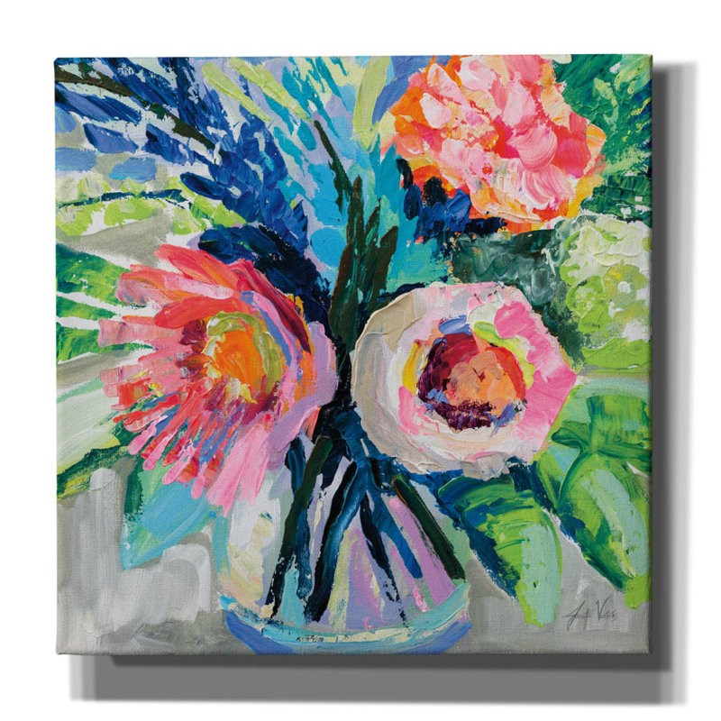 «I'm I'm Happy» par Jenette Vertentes, H 12 po x l 12 po x P 0,75 po