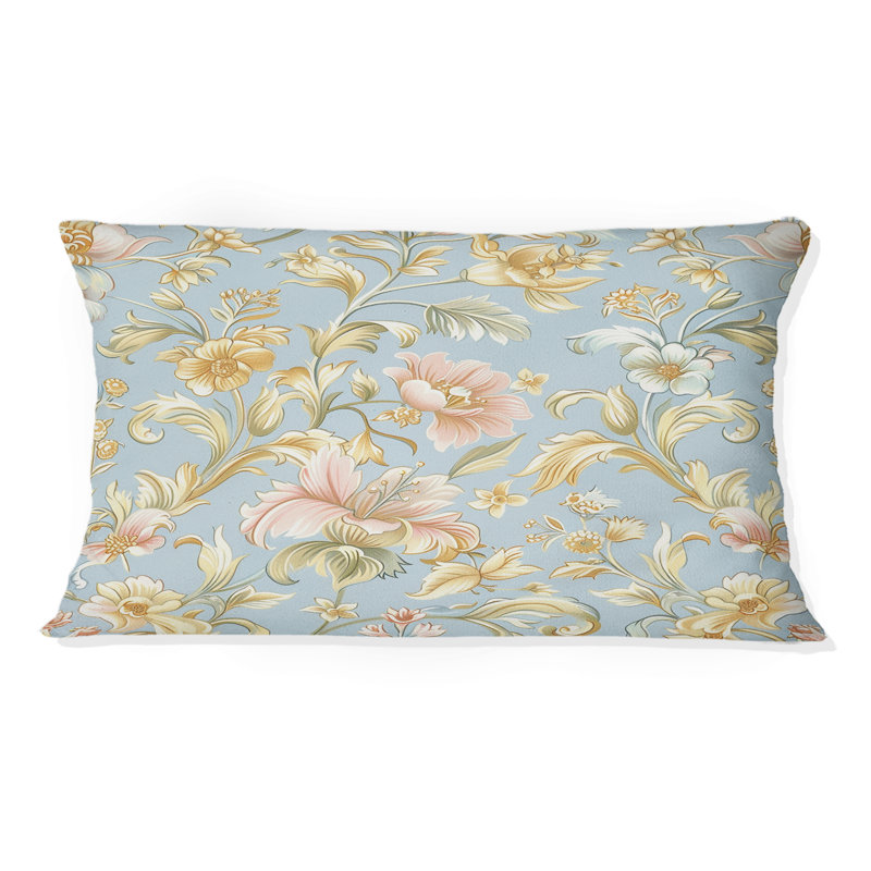 Floral Throw Pillow