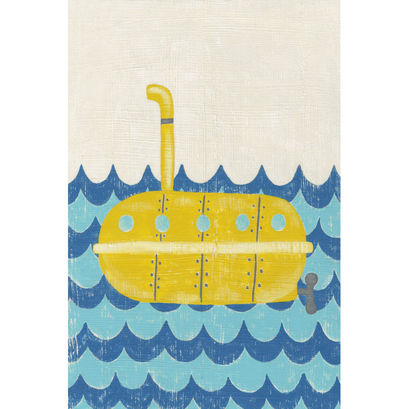 Trumans Voyage IV by Chariklia Zarris - Wrapped Canvas Painting, 46cm H x 30cm W x 3.8cm D