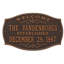 Brookfield 4-Line Wall Address Plaque-1950503588