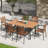 Rectangular 6 - Person 65'' L Outdoor Dining Set