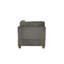 Modulaire - 2 pièces gris, tissu en chenille, fauteuils avec espace gris, chaises rembourrées