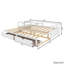 Lit de jour simple 2 tiroirs avec lit gigogne Fyten par Red Barrel Studio®-1287592113