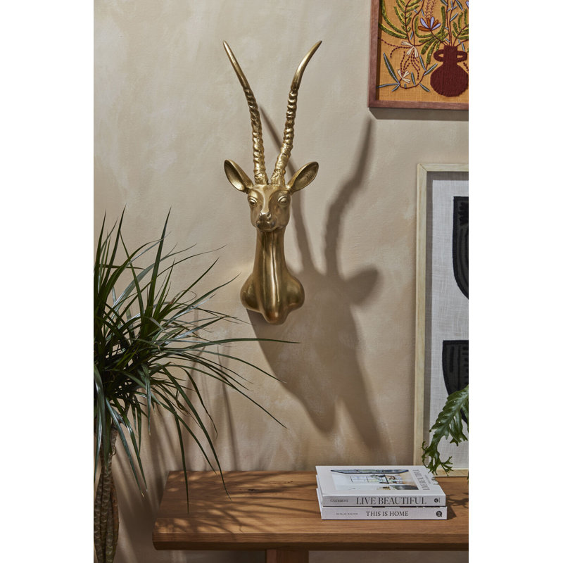 Tête d'antilope 10 po x 12 po x 27 po