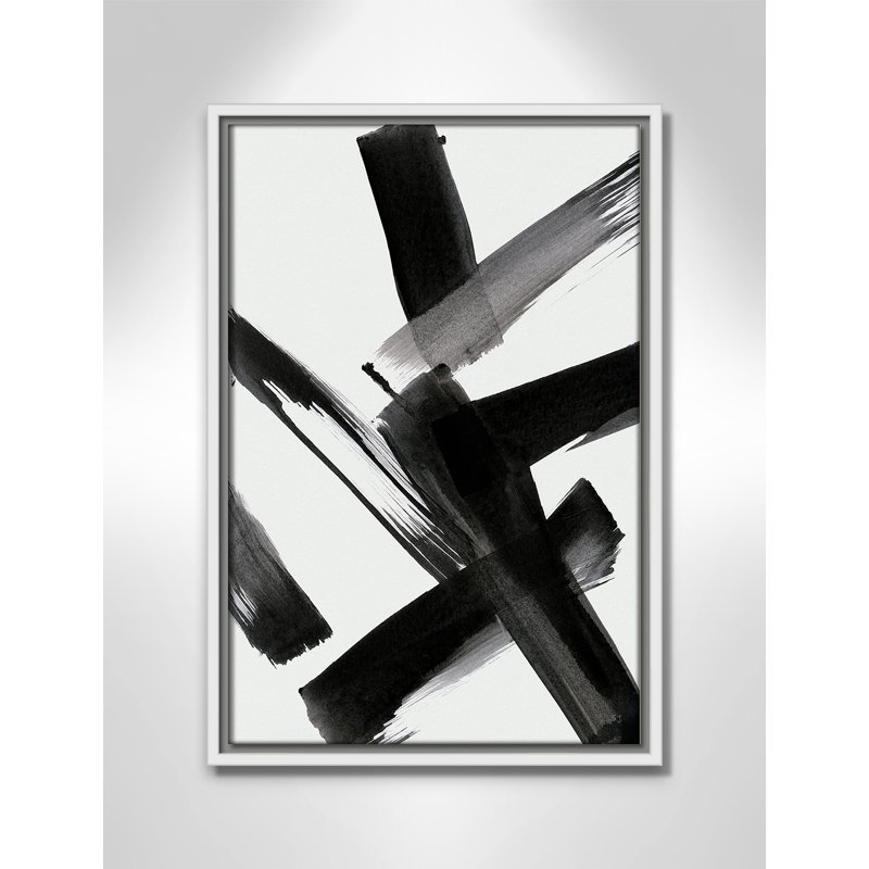 «Black Magic II» par Susan Jill, H 19,5 po x l 13,5 po x P 2 po, Blanc