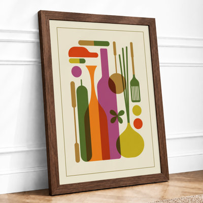 Kitchen Forms Mid-Century - Print