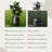 Signature Genthner 1-Piece Fiberstone Tapered Planter For Indoor/Outdoor-1608764906-1608764901