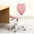 Heart-Shaped Office Chair, Adjustable Swivel Chair For Bedroom & Vanity, Cute & Comfy Style
