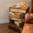Retro Solid Wood Accent Cabinet