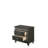 Kaitlyn Metallic Gray Finish Nightstand-583574106