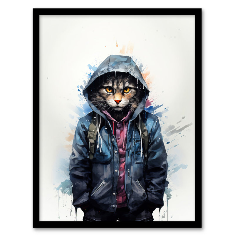 Street Cat - Single Picture Frame Print