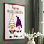 Reproduction encadrée d'Halloween gnomes - bois massif-466796608-466796635