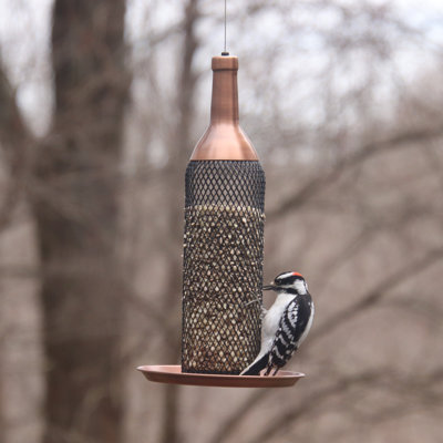 Suzuko Metal Hanging Tube Bird Feeder