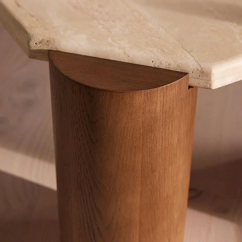 Table basse Wabi-sabi, H 15,74 po x L 39,37 po x l 19,68 po