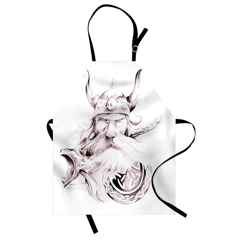 No Pattern Bib Apron