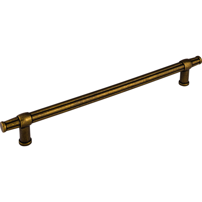 Luxor Appliance Pull, German Bronze, 12" Center to Center