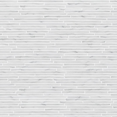 Marbre Alba 3 x 12 blanc