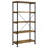 Antique Nutmeg 4-shelf Bookcase