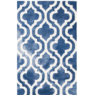 Adelei Hand Tufted Wool Geometric Rug