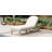 Gray Acacia Wood Outdoor Chaise Lounge, Arched Curved Backrest & 5-Speed Adjustable Backrest, Multi-Scene Patio Recliner For Backyard & Garden-884948950