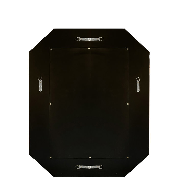 Diamond Shaped Large Wall Mirror for Decor Elegant Living Room, Modern Beveled Edge Frameless Accent Mirror for Entryway, Dining Room, Bathroom