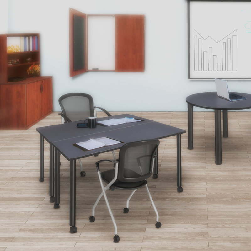 Plateau de formation Regee Kee Mobile, H 29 po x L 42 po x l 24 po, gris