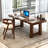 Rectangle Solid Wood Writing Desk-1107671842