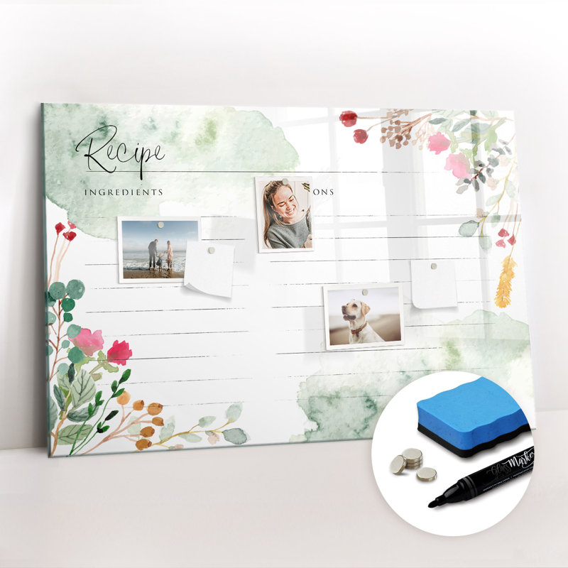 Magnetic Glass Dry Erase Board