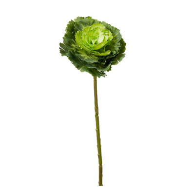 Primrue 15In Green Ornamental Cabbage Pick, Pack Of 12