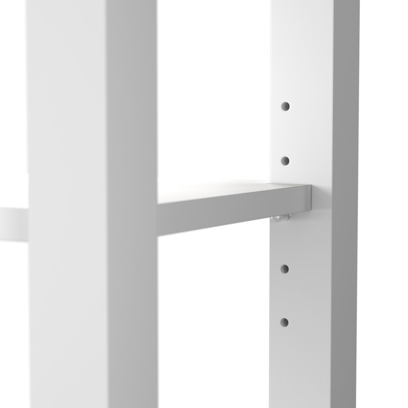 Dharmender Etagere Bookcase, White