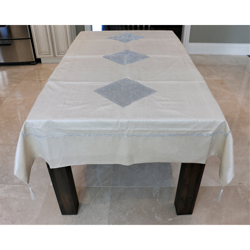 Nappe Bouck, Ivoire, 60 po x 90 po