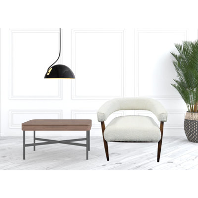 Fauteuil en polyester 29 po Angilia