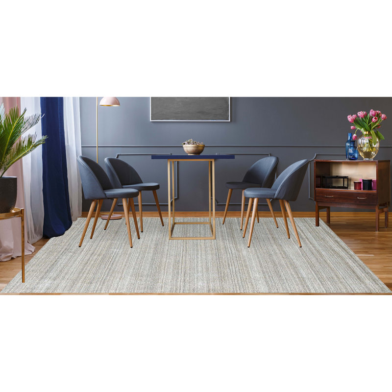 Area Rug in Gray, Rectangle 10' x 14'