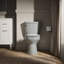 Toilette Cimarron 1,28 GPF ronde deux pièces à faible consommation d'eau (siège non inclus)-101379253-57909341