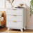 17.72 Inch 3 Drawer Grid Pattern Vredenburgh With US Standard Power Outlets-1099339635