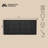 Clive 72" Mid-Century Modern 6-Drawer Double Dresser in Black and Gold-229976695