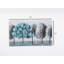 Peinture murale surdimensionnée sur toile 47 po x 27 po - art peint à la main pour table de paysage blanc sans cadre
