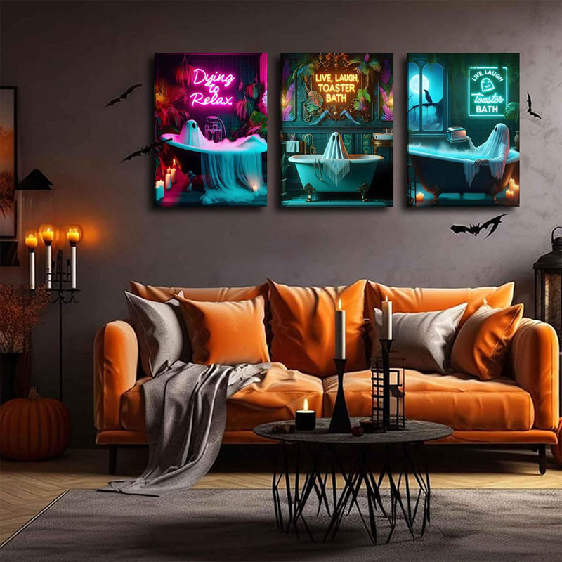 3 Piece Wrapped Canvas Print, 60" H x 40" W