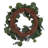 Faux Eucalyptus Polyester Wreath-94734783