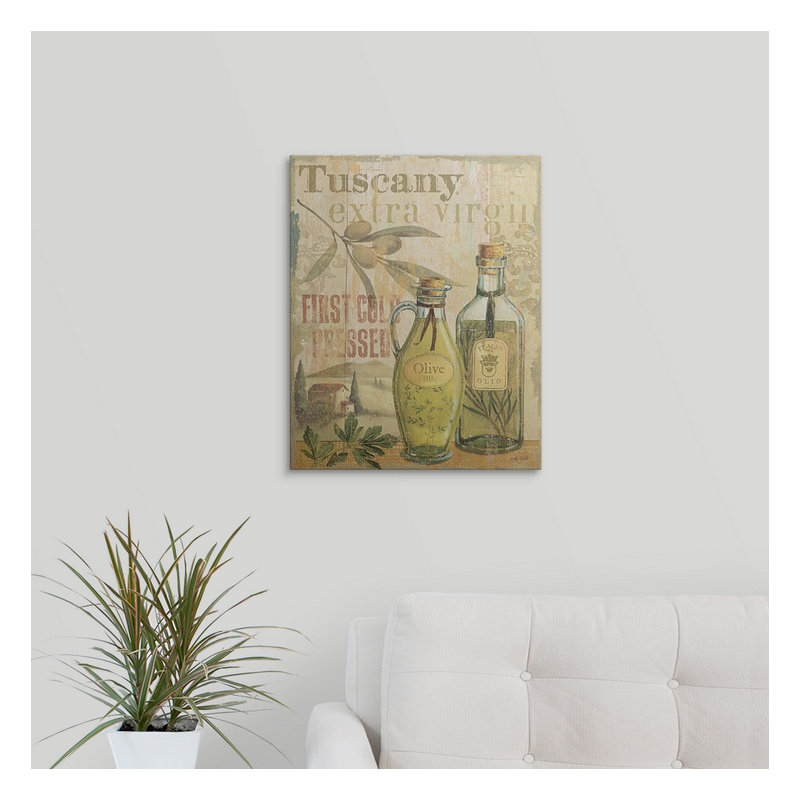 « ii » par lisa audit Olio di Oliva, H 20 po x l 16 po x P 1,5 po, Toile