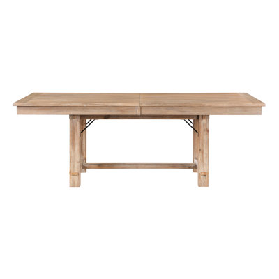 Table de salle à manger moderne avec finition chêne clair 1pc, 102 po