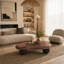 Table basse de 47 pouces en forme de nuage avec 3 pieds sphériques pour le salon-419756455-419756459-419756460