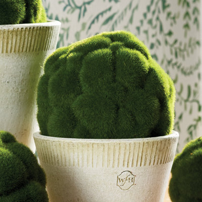 5.5'' Faux Moss Orb