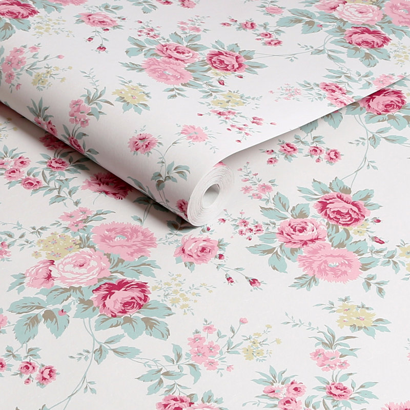 Papier peint Shabby Elegance par Rachel Ashwell, Blanc