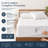 Cooling Waterproof Mattress Pad with Deep Pocket Fitted Skirt Polyline Quilt-125195142