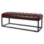 Banc rembourré pour chambre en métal-111670824
